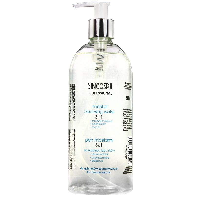 Apa micelara 3 in 1 BingoSpa, Professional, 500 ml