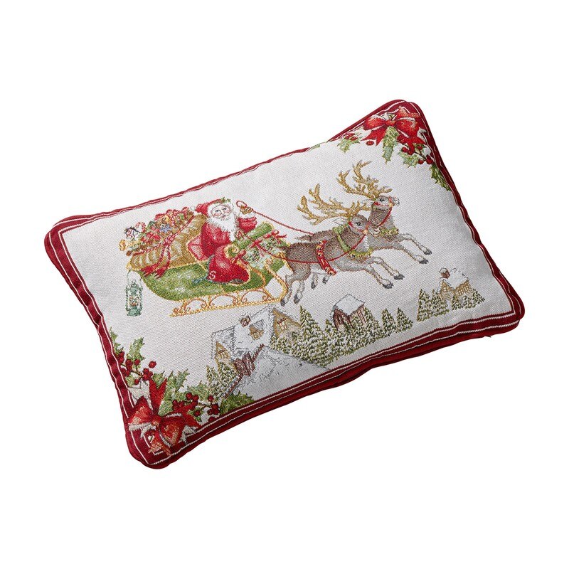 Perna 32x48 cm Toy's Fantasy Gobelin reversible cushion sleigh,bumbac