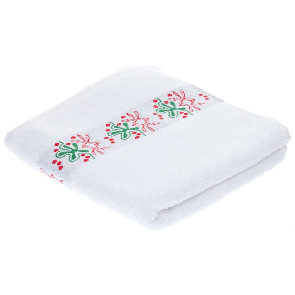 Prosop baie LikeSmart, bumbac, alb, 70 x 140 cm