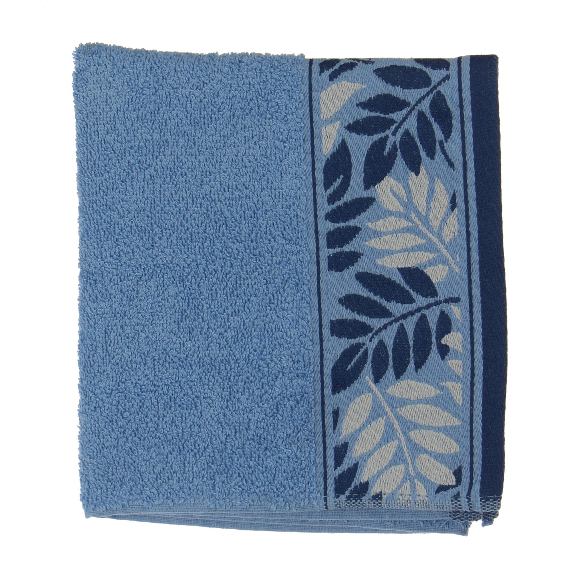 Prosop baie LikeSmart, bumbac, albastru deschis, 70 x 140 cm