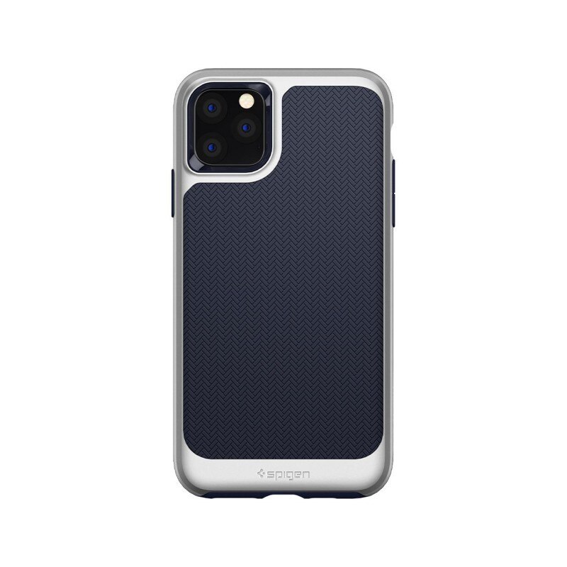 Husa Premium Originala Spigen Neo Hybrid iPhone 11 Pro Max Arctic Silver