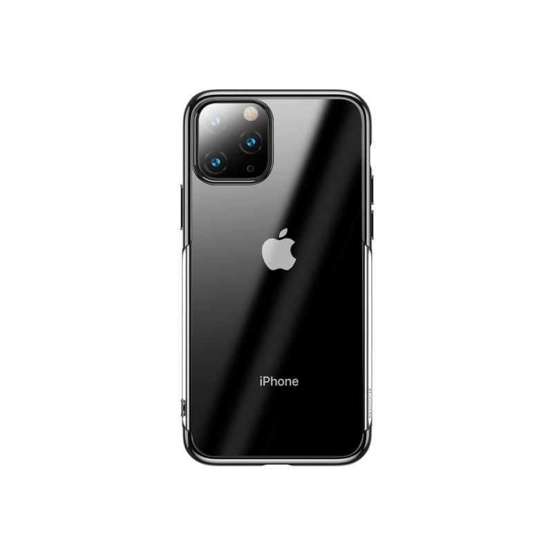 Husa Premium Baseus Shining iPhone 11 Pro Max Negru Transparent