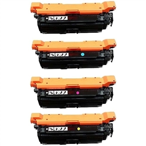 Set 4 cartuse toner compatibile CF320X CF321A CF322A CF323A, pentru HP Laserjet ENTERPRISE FLOW M680Z, M680DN MFP, M680F MFP, Negru/Albastru/Rosu/Galben, 70.500 pagini