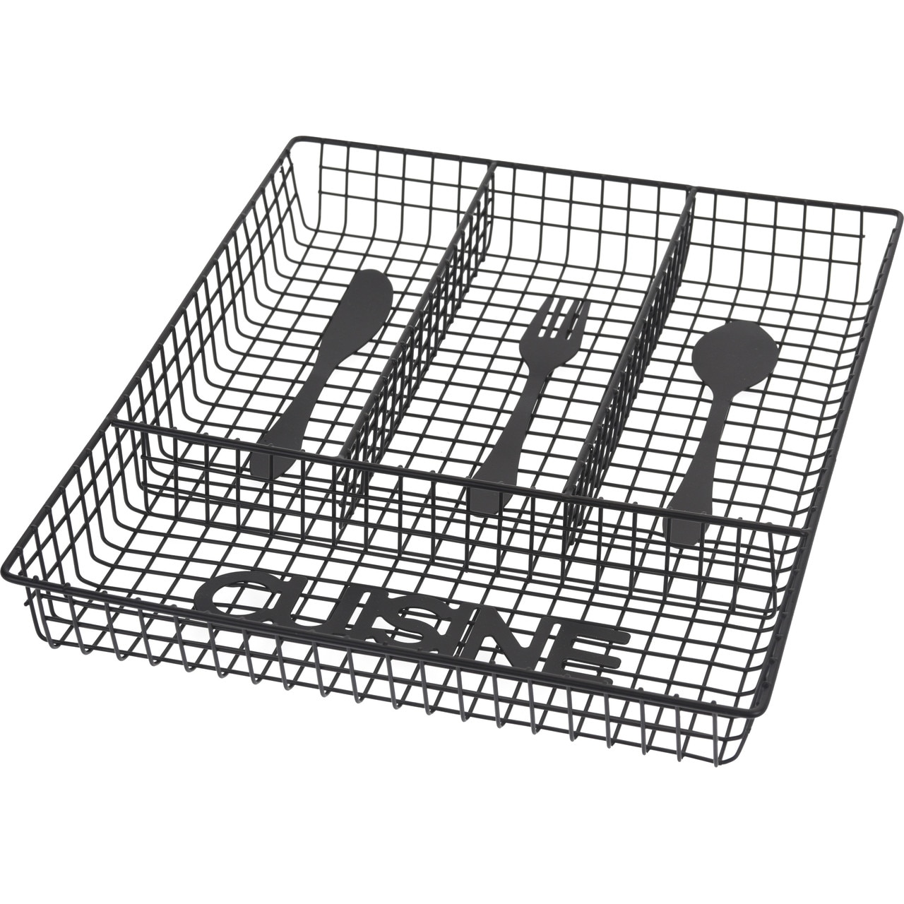 Tava Bedora Cuisine, pentru tacamuri, Metal, Negru