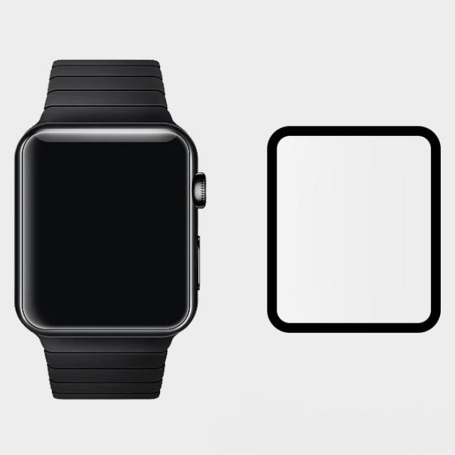 Képernyővédő fólia iUni Smartwatch Apple Watch 42mm 3D Képernyővédő fólia iUni Smartwatch Apple Watch 44mm átlátszó