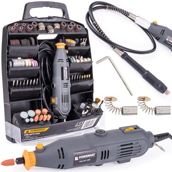 Minipolizor drept cu cablu flexibil, Powermat PM-SPT-350 Minipolizor drept cu cablu flexibil, Powermat PM-SPT-350
