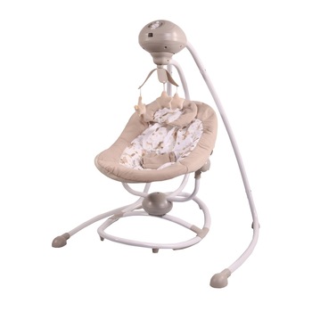 Balansoar Pentru Bebelusi cu conectare la priza si telecomanda NOVOKIDS ™ Woody Swing , Multifunctional, Pliabil, 5 viteze de leganare, Timer , 12 Melodii, leagan electric copii,invartire la 360 grade , Maron si Alb Balansoar Pentru Bebelusi cu conectare la priza si telecomanda NOVOKIDS ™ Woody Swing , Multifunctional, Pliabil, 5 viteze de leganare, Timer , 12 Melodii, leagan electric copii,invartire la 360 grade , Maron si Alb