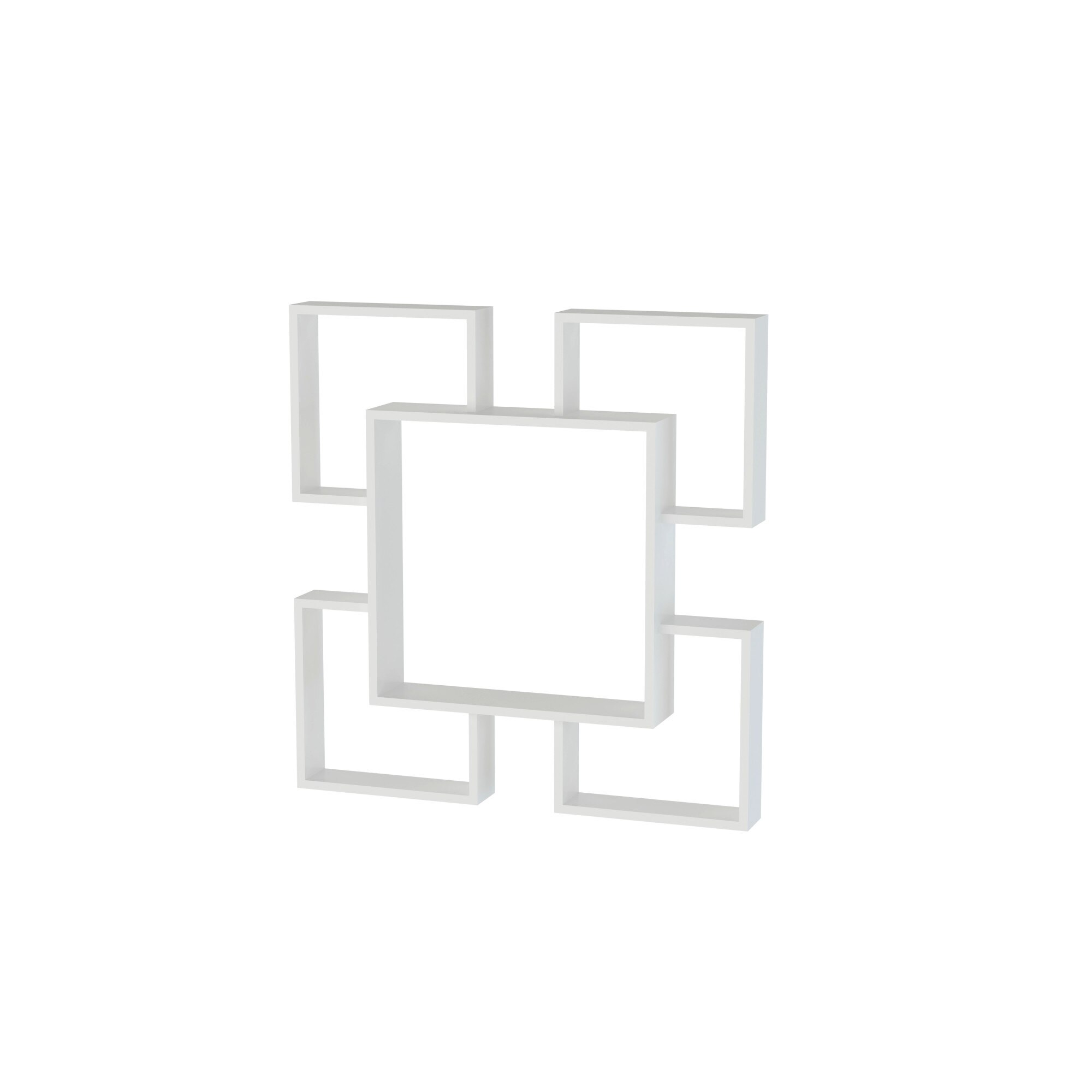 Raft Homart Albus, 96,4x100x14 cm, Alb
