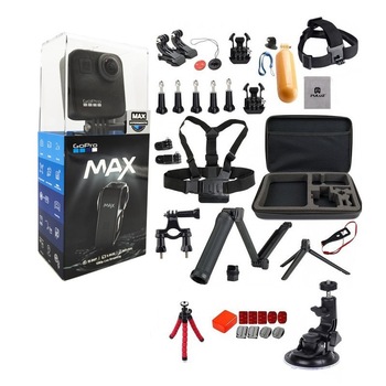 Set Camera Video Sport GoPro MAX 360 Si 35 Accesorii Set Camera Video Sport GoPro MAX 360 Si 35 Accesorii