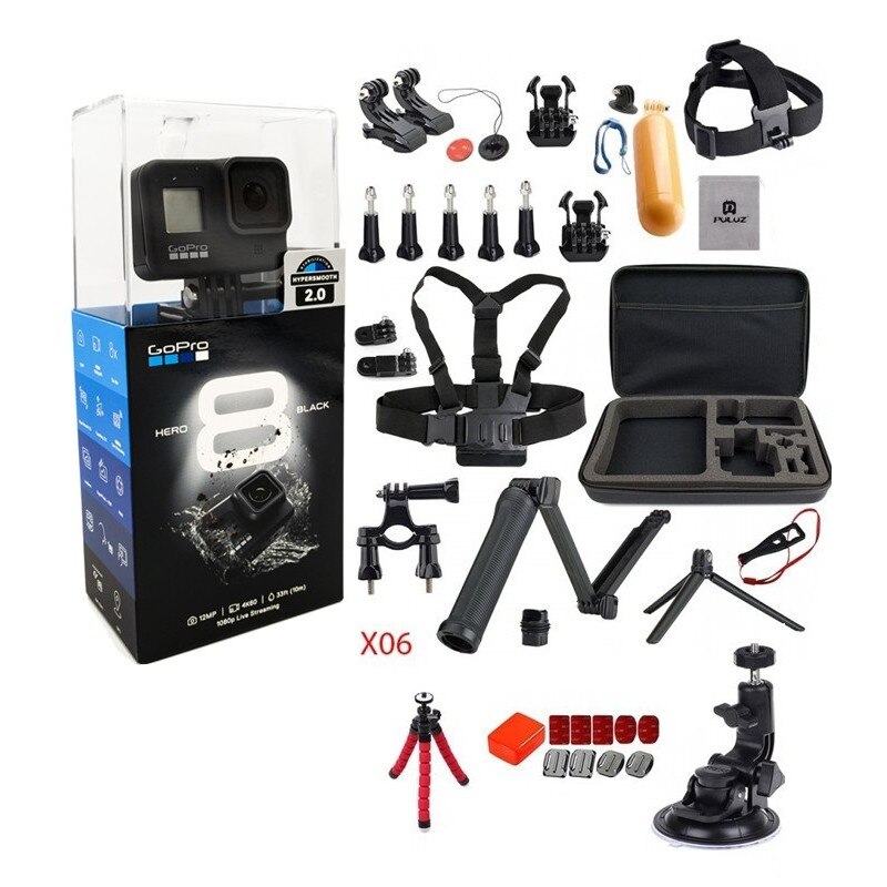 Facet Zoo at night Embed Set Camera Video Sport GoPro Hero 8 Black Si 35 Accesorii - eMAG.ro