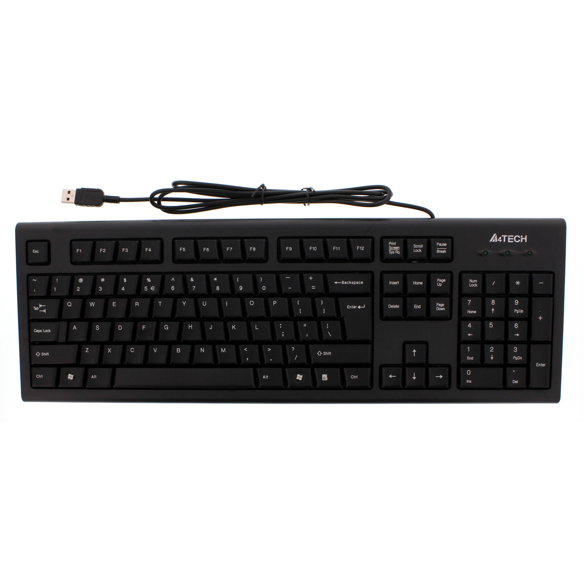 Tastatura USB neagra KRS-85-USb A4Tech