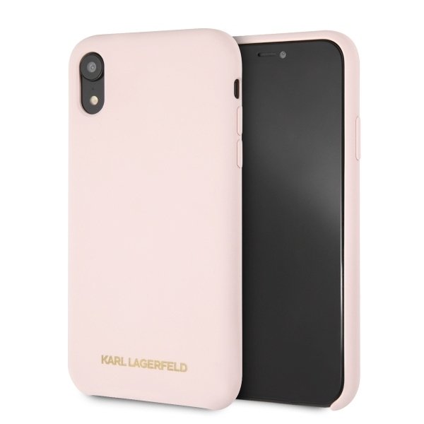Husa iPhone XR KARL LAGERFELD Silicone Pink
