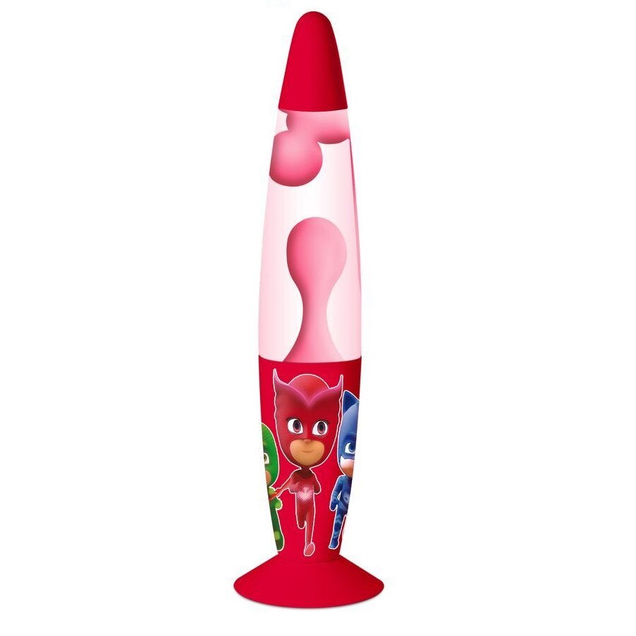 Lampa Glitter tip lava PJ Masks rosu 33.5 cm Rosu