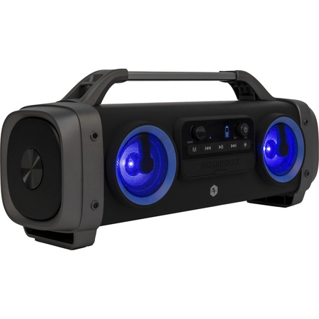 Boxa portabila bluetooth A+ Retro, 26W, port USB/ FM Radio, negru