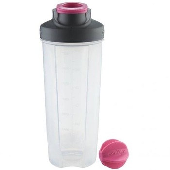Shaker pentru Bauturi Proteice - SHAKE & GO FIT, Pink/Roz, 820 ml, Contigo Shaker pentru Bauturi Proteice - SHAKE & GO FIT, Pink/Roz, 820 ml, Contigo