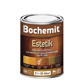 Ulei protector lemn Bochemit Estetik Mahon 5L 60mp/strat Ulei protector lemn Bochemit Estetik Mahon 5L 60mp/strat