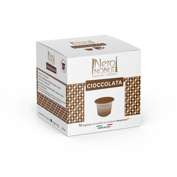 Capsule Cioccolato Nero Nobile, 10 bucati Compatibile Nespresso, 70 g Capsule Cioccolato Nero Nobile, 10 bucati Compatibile Nespresso, 70 g