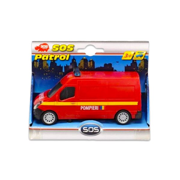 Masinuta Dickie, Sos patrol, 15cm