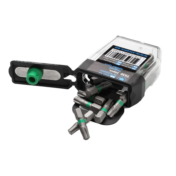 Set biti S2 TX30 1/4''X25, STROXX, 20 buc/set