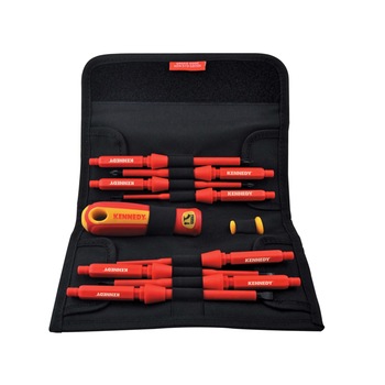 Trusa surubelnita 10 buc KEN5725870K Kennedy Industrial Profesional Trusa surubelnita 10 buc KEN5725870K Kennedy Industrial Profesional