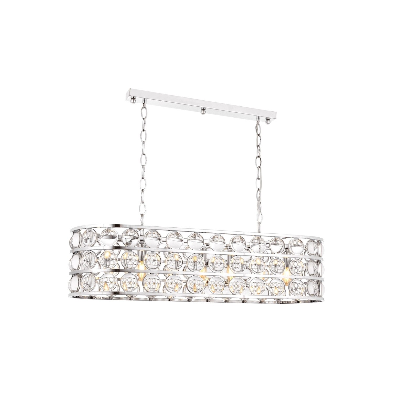 Lustra Avonni AV-1701-K90X35, 7x 40 W ,E14, Crom