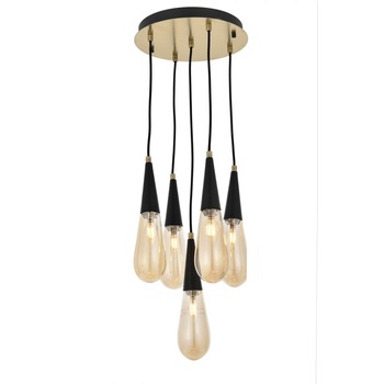 Lustra Avonni AV-4236-5ET, 5x 40 W ,E14, Antique Lustra Avonni AV-4236-5ET, 5x 40 W ,E14, Antique