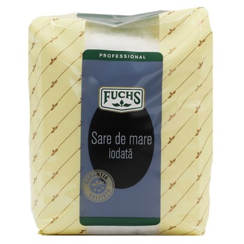 Sare de mare iodata, Fuchs, punga 1500g Sare de mare iodata, Fuchs, punga 1500g