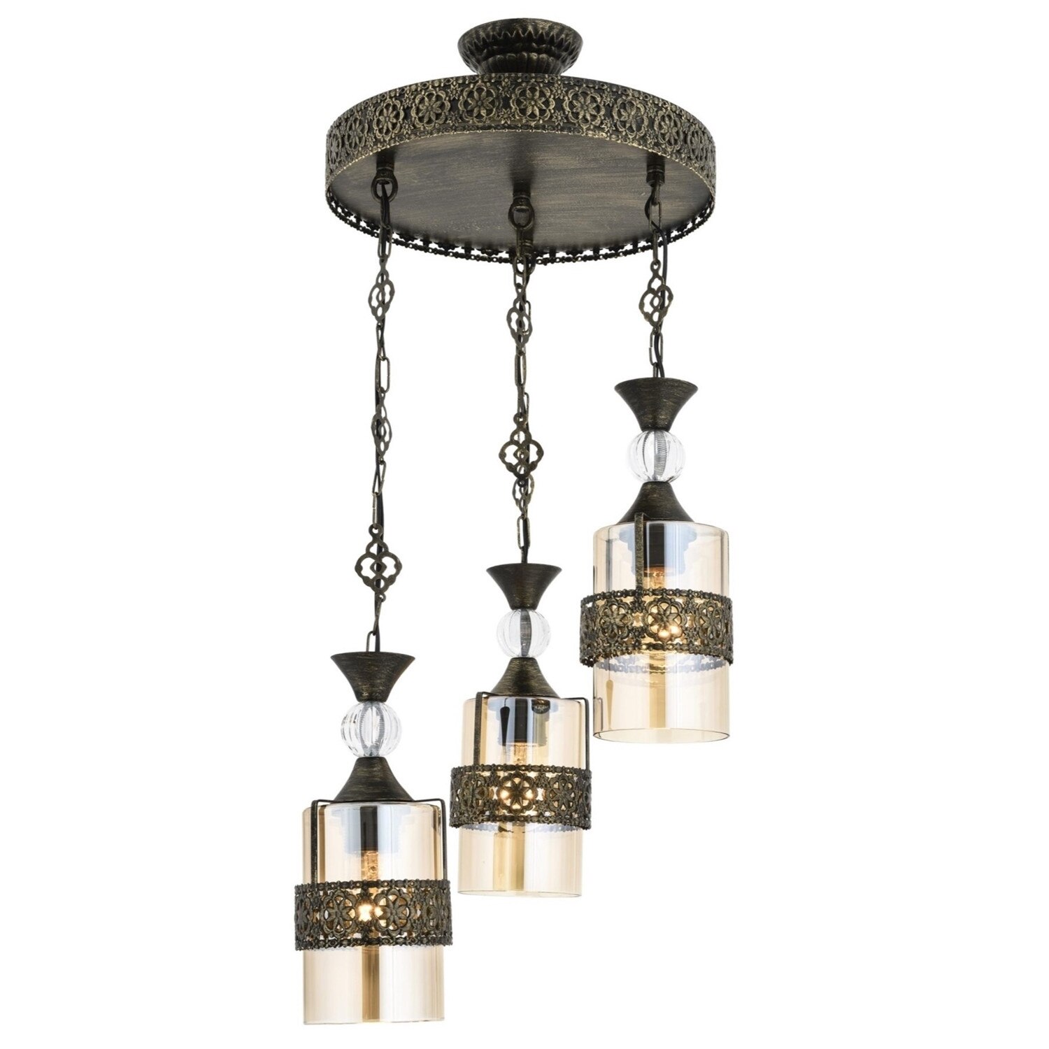 Lustra Avonni AV-4194-3ET, 3x 60 W ,E27, Antique