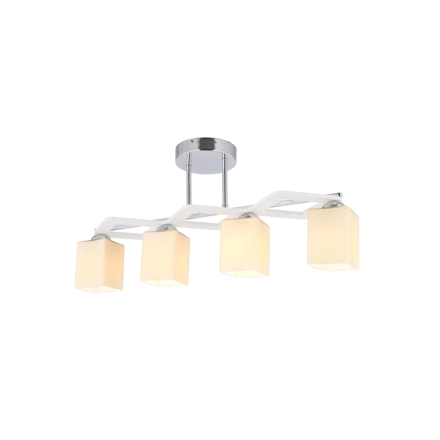 Lustra Avonni AV-1536-4KB, 4x 60 W ,E27, Alb