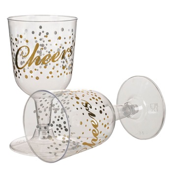 Set de pahare Mark.B7, CHEERS, 6 buc, Plastic, 180 ml Set de pahare Mark.B7, CHEERS, 6 buc, Plastic, 180 ml