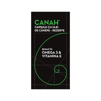 Capsule cu ulei din seminte de canepa Canah - rezerve Capsule cu ulei din seminte de canepa Canah - rezerve