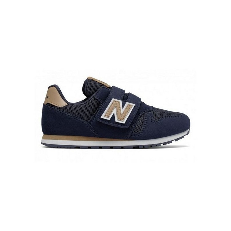 Pantofi sport New Balance KV373, Bleumarin/Crem, Velcro