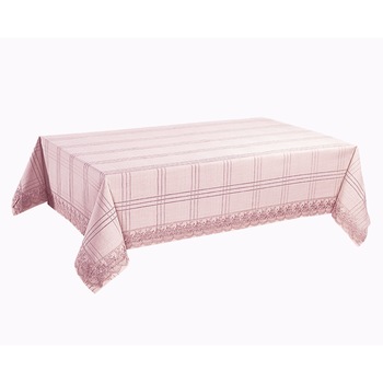 Fata de masa Valentini Bianco, roz pudra, TH-Botanic 160x220cm Fata de masa Valentini Bianco, roz pudra, TH-Botanic 160x220cm