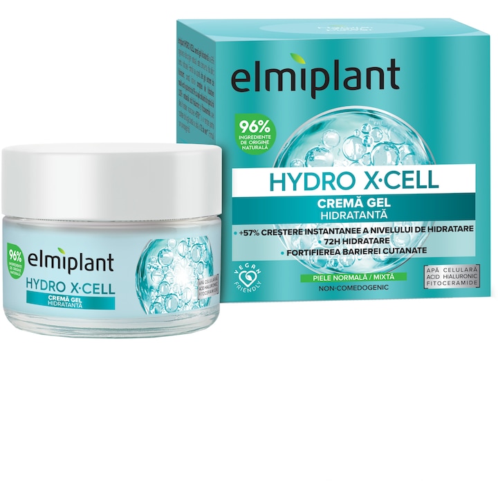 Crema gel hidratanta, Elmiplant Hydro X-Cell, 50 ml