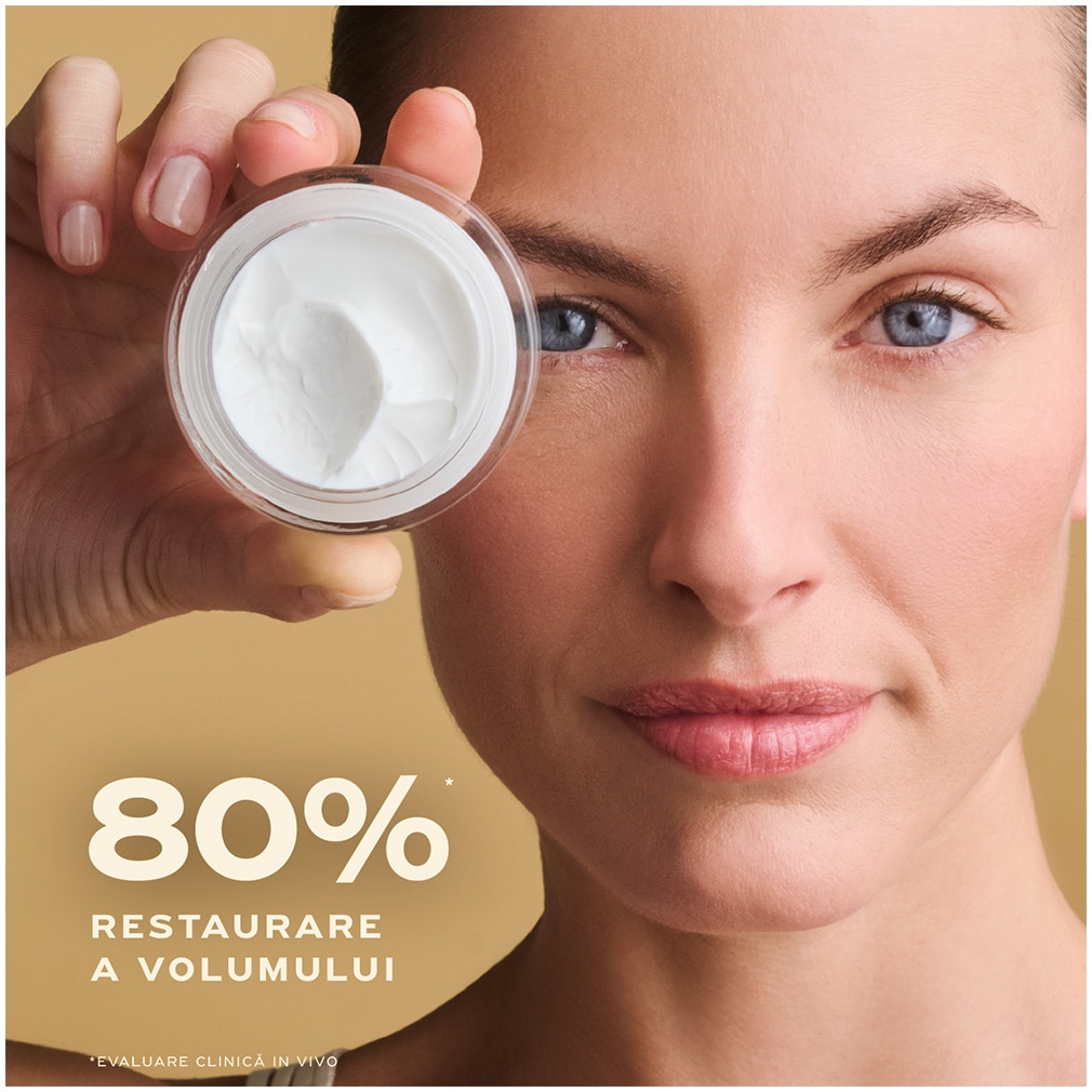 Collana premium rich cream New ③ Crema de noapte Elmiplant Hyaluronic Gold, Femei, 50 ml