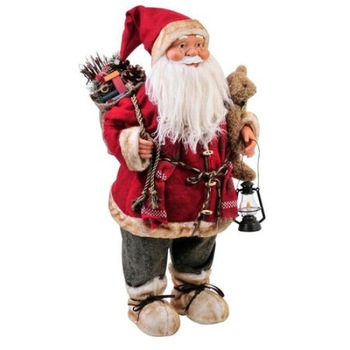 Mos Craciun decorativ, rosu, 60 cm Mos Craciun decorativ, rosu, 60 cm