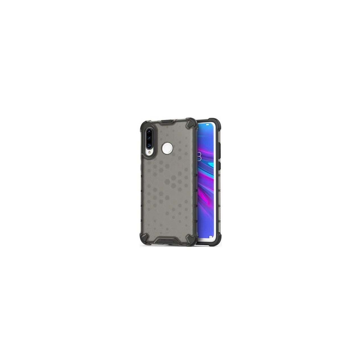 Husa Huawei P30 Lite - iberry HoneyComb Negru