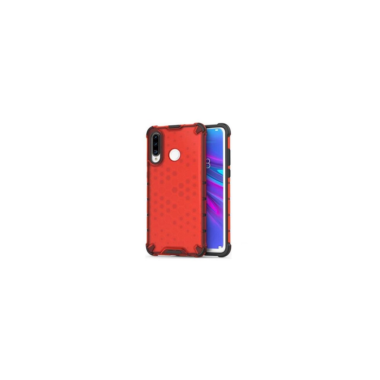 Husa Huawei P30 Lite - iberry HoneyComb Rosu