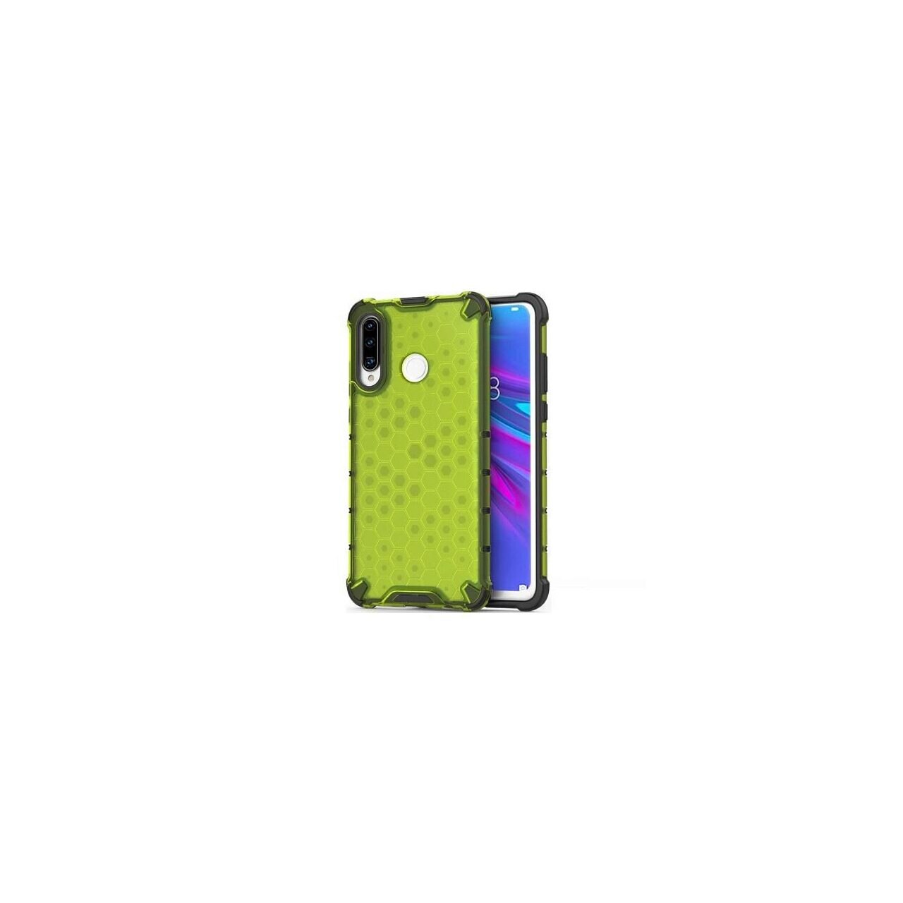 Husa Huawei P30 Lite - iberry HoneyComb Verde