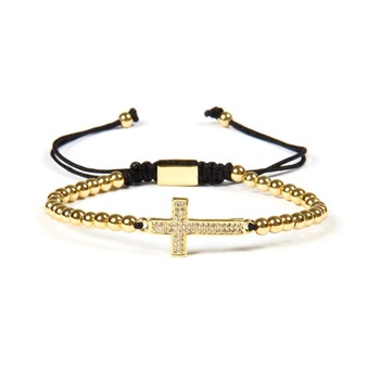 Bratara I Love God placaj aur 24k , ajustabil Bratara I Love God placaj aur 24k , ajustabil