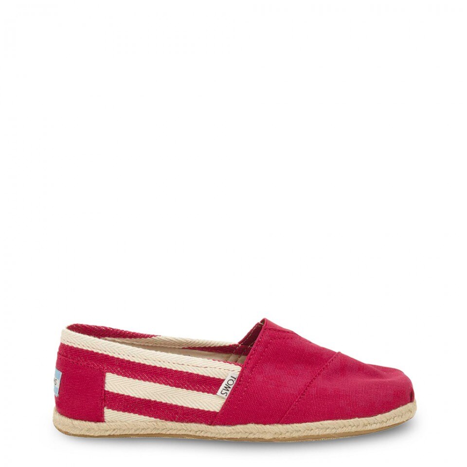 Espadrile barbati, TOMS, UNIVERSITY_10005420, Rosu