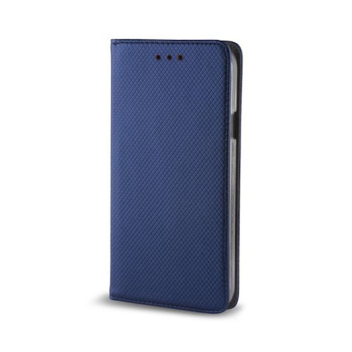 Telefontok Xiaomi Mi 9T / Mi 9T Pro / Redmi K20 / Redmi K20 Pro - kék mágneses szilikon keretes könyvtok
