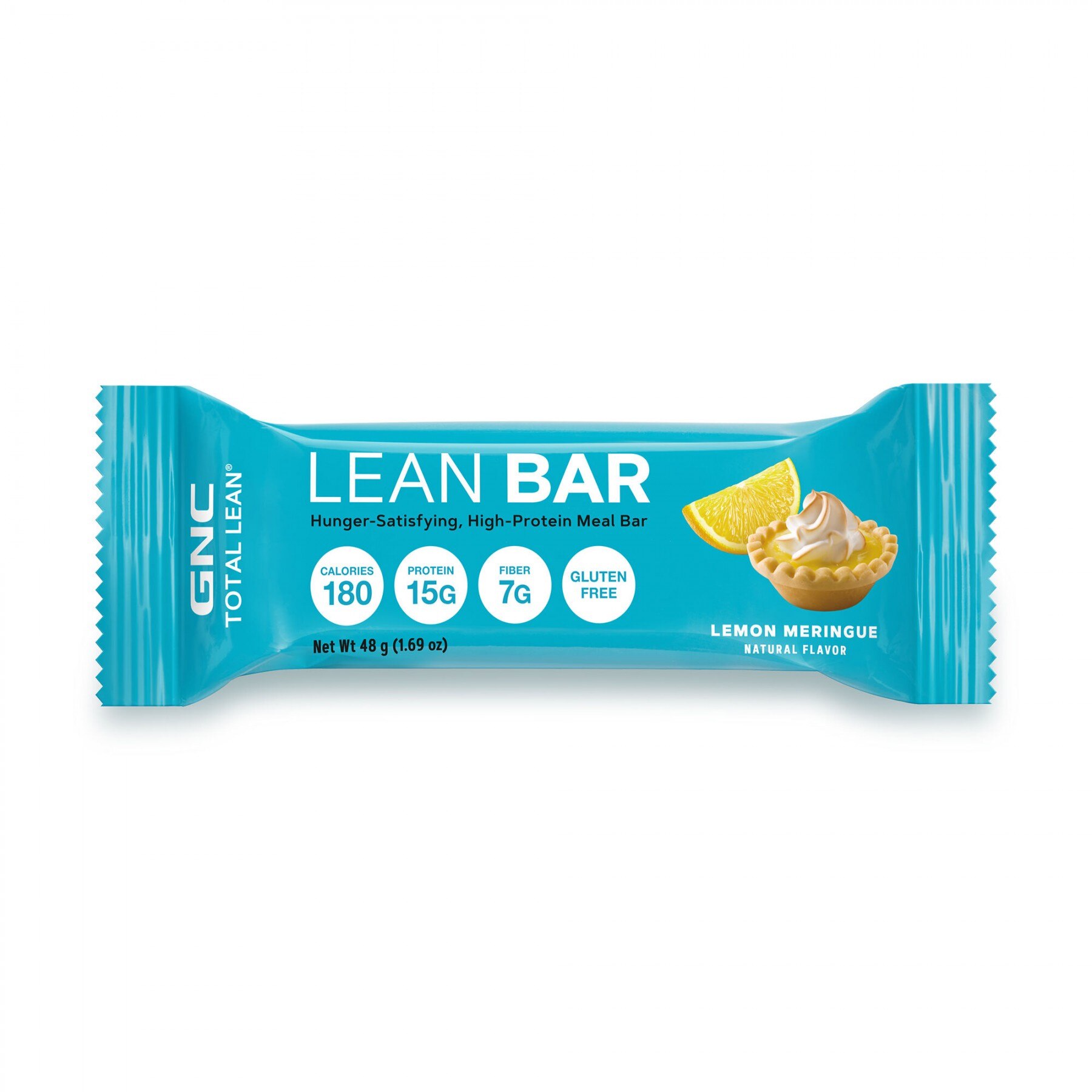 Inlocuitor de Masa - Baton Dietetic, GNC Total Lean Lean Bar, cu Aroma de Tarta de Lamaie, 48g