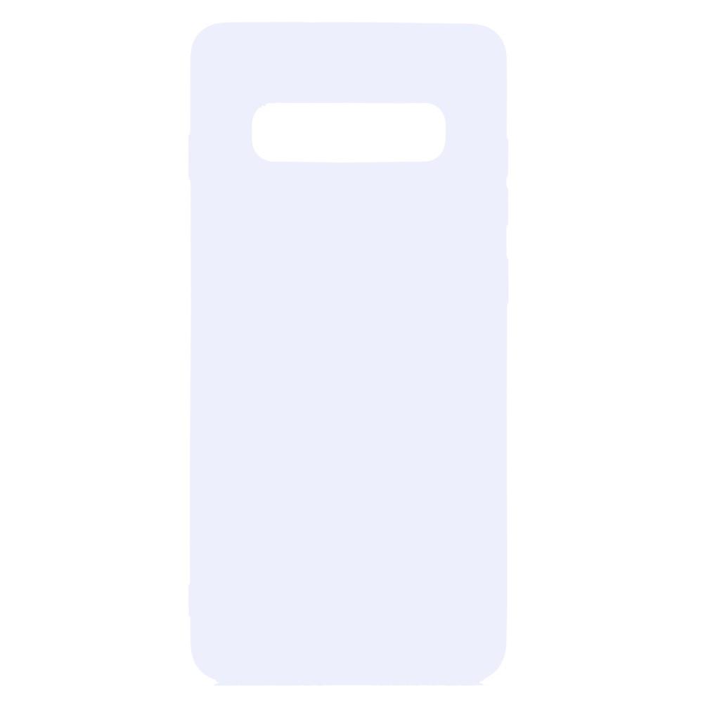 Husa silicon Samsung Galaxy S10 5G, Alb Mat, Antisoc, TPU, Viceversa