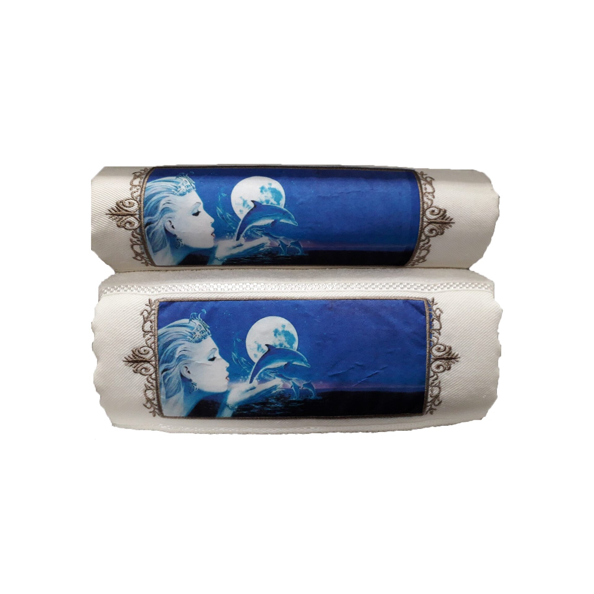 Set 2 prosoape Destina Delux, brodate, cu model