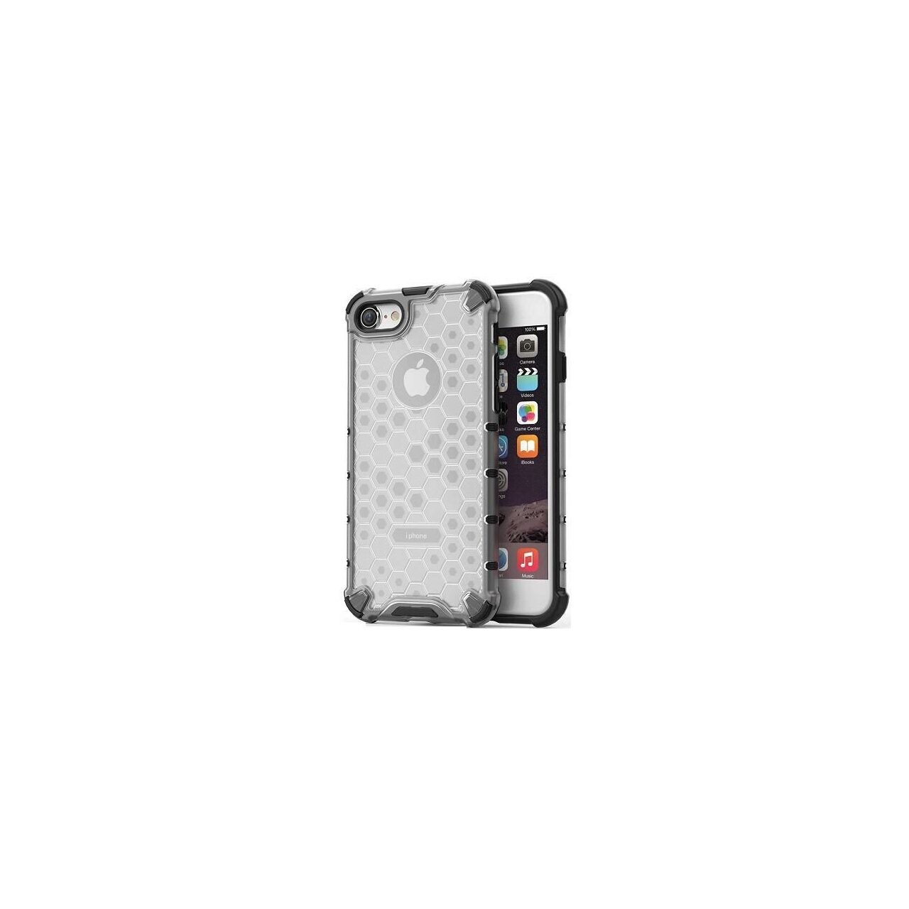 Husa Apple iPhone 7,iPhone 8,iPhone SE (2020) - iberry HoneyComb Transparent
