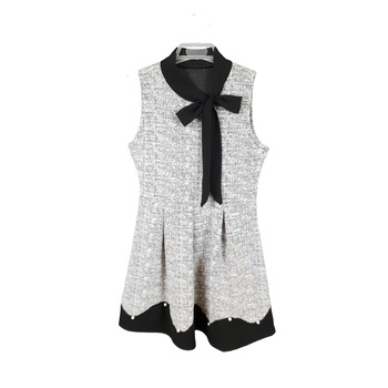 Rochita fete Fashion, model Perle, gri Rochita fete Fashion, model Perle, gri