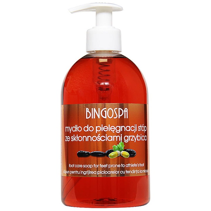 Противогъбичен сапун за грижа за краката BingoSpa, 500 мл