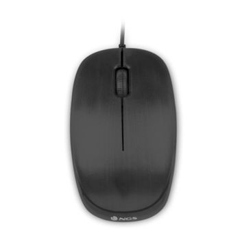 Mouse optic USB 1000dpi negru Flame NGS Mouse optic USB 1000dpi negru Flame NGS