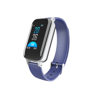 Smartwatch cu casti T89, TWS, Bluetooth, fitness, monitor ritm cardiac, albastru inchis Smartwatch cu casti T89, TWS, Bluetooth, fitness, monitor ritm cardiac, albastru inchis